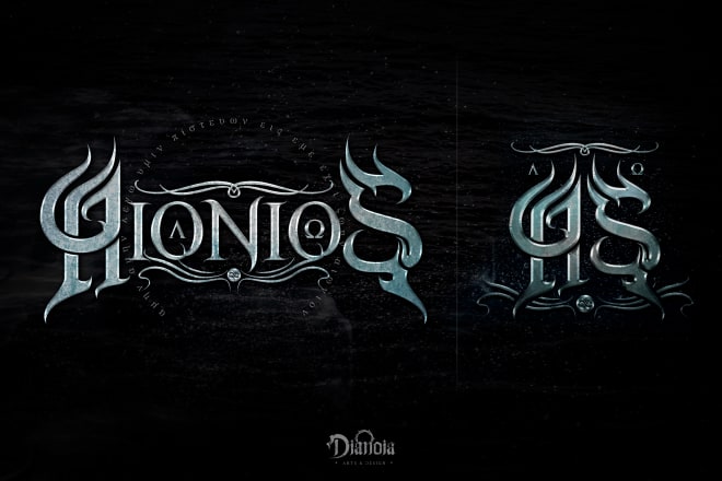 I will design a heavy, thrash, power, symphonic metal logo band