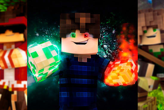 I will design a minecraft profile picture