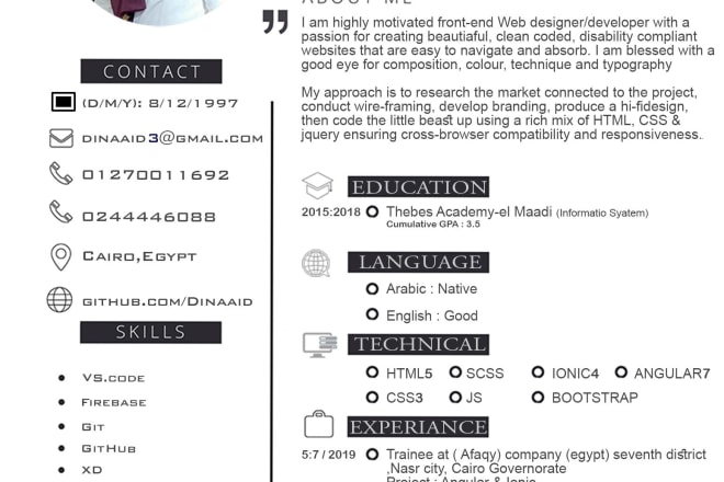 I will design a perfectl CV design