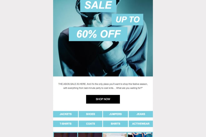 I will design a professional HTML email template or newsletter