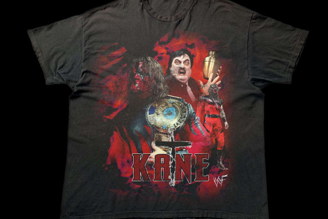 I will design a vintage 90s rap bootleg wwf style t shirt
