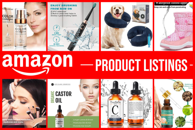 I will design amazon product listing images that convert, infographic