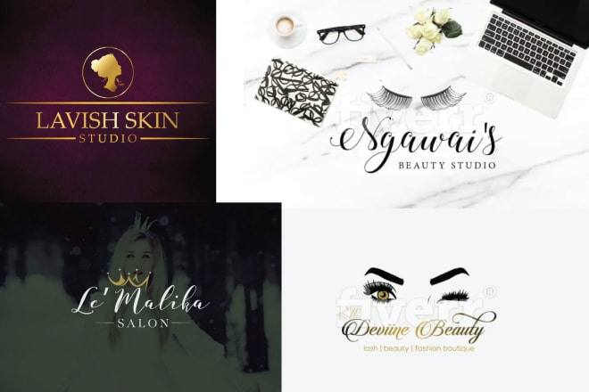 I will design an elegant beauty salon or spa logo