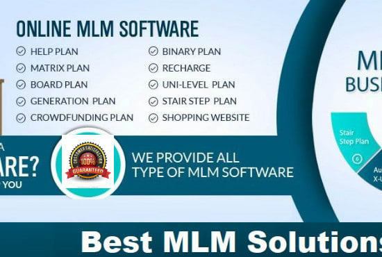 I will design and develop MLM software and mlm website