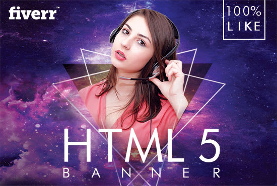 I will design attractive animated HTML5 banner ads