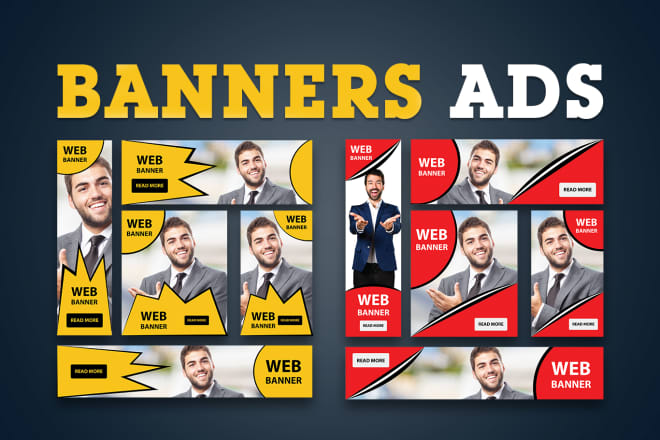 I will design banner ads covers for web and print