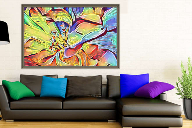 I will design best canvas wall art or canvas wall painting in 24h