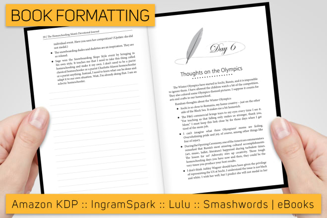 I will design book layout and formatting for print KDP ingramspark