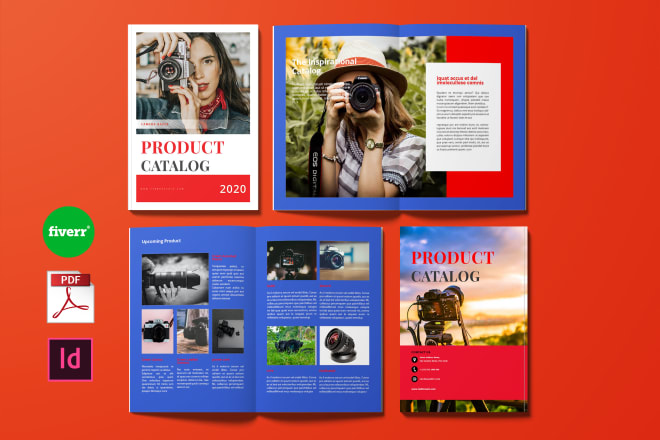 I will design catalog, booklet, annual report by indesign