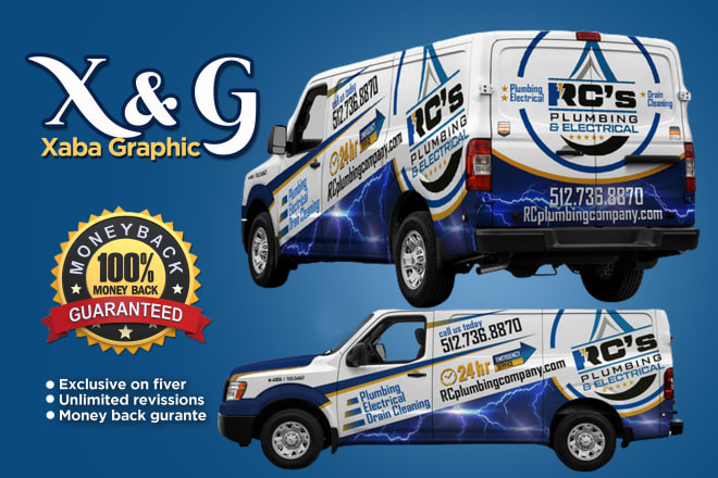I will design creative and professional car,van,vehicle wrap design