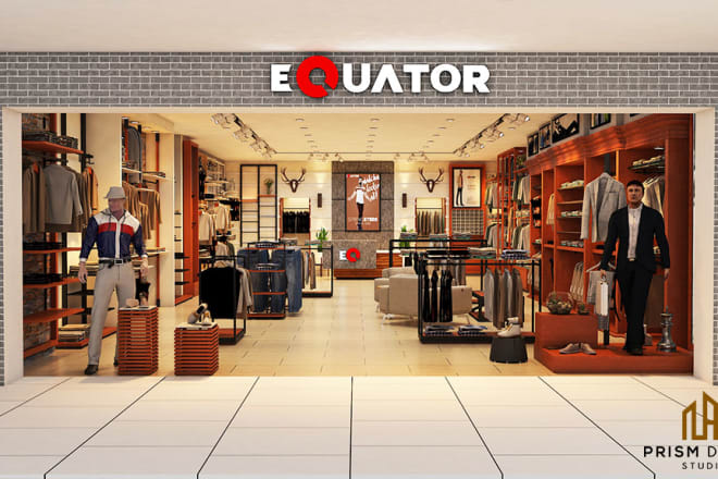 I will design creative shopfront,storefront retail shop interior