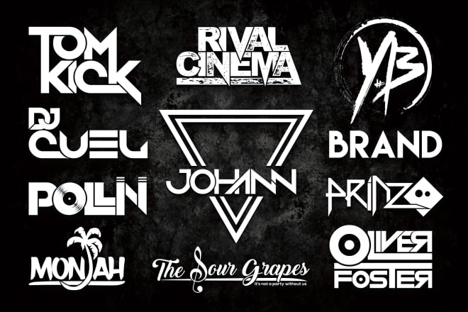 I will design custom dj, band, music, text or any business logo