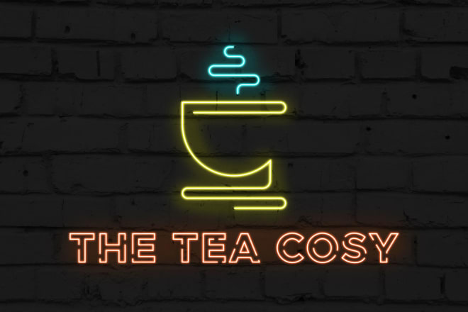 I will design custom neon light glowing text animated logo