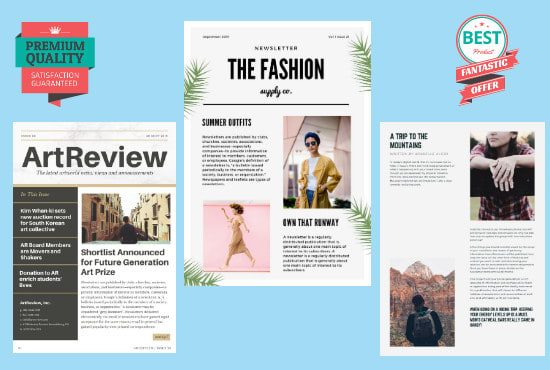 I will design digital magazine,catalog layout or magazine advert