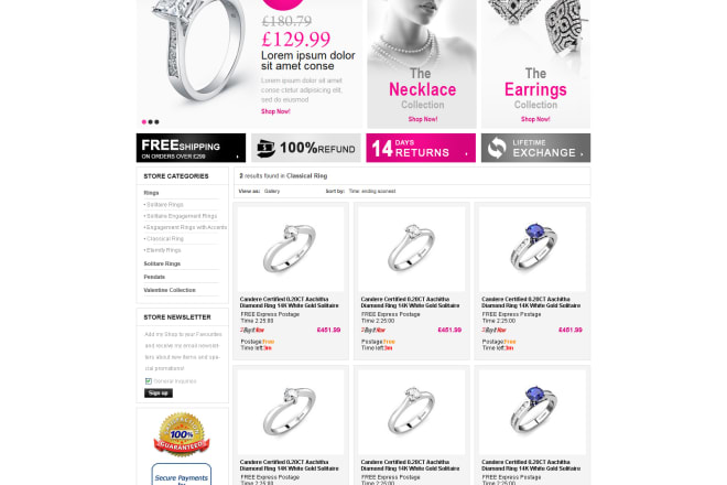 I will design eBay Store Template