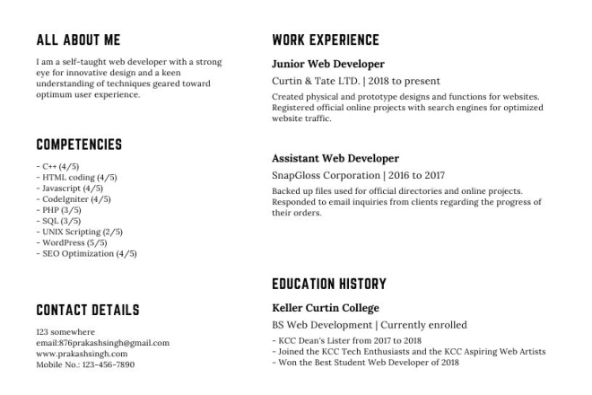 I will design meaningful impressive resume and CV