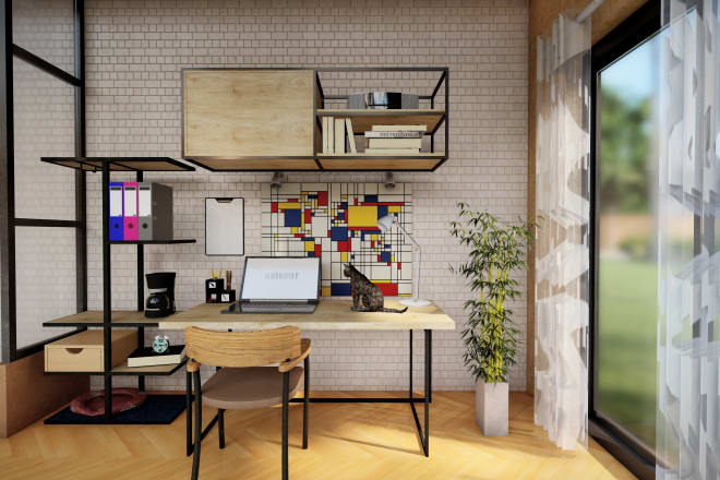 I will design micro workspace for home