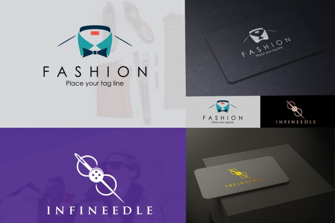 I will design modern luxury fashion clothing logo creator