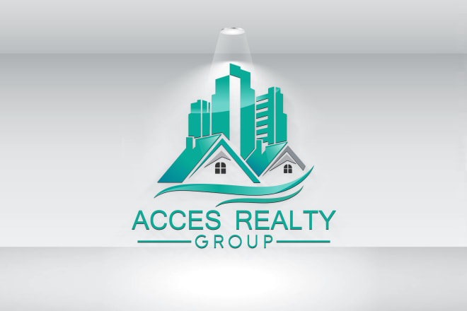 I will design modern real estate construction property logo