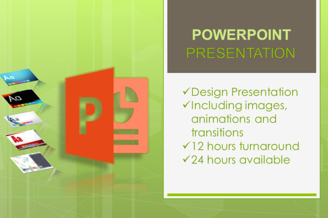 I will design powerpoint PPT presentation, slides, pitchdeck
