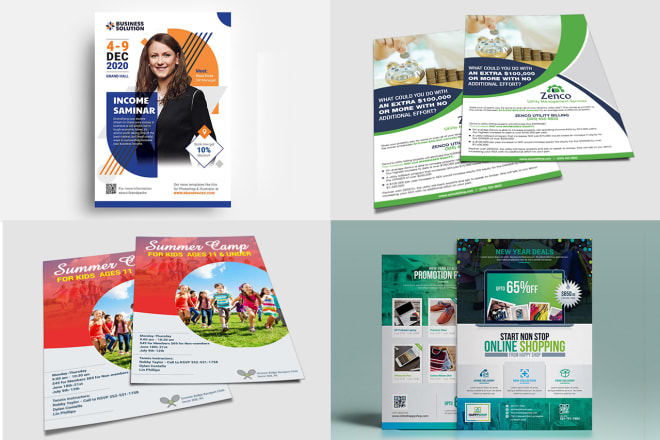 I will design professional flyer, leaflet, brochure