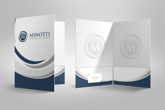 I will design professional presentation folder