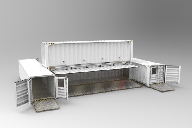I will design projects thru container van