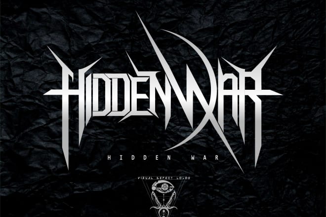 I will design rock heavy metal thrash metal logo