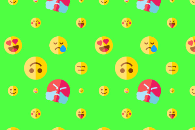 I will design seamless pattern and alot of emoji