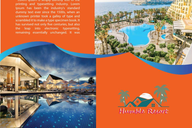 I will design stylist gate fold brochure design