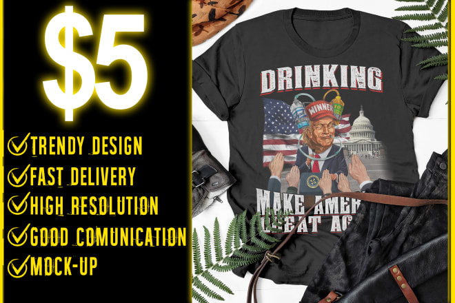 I will design t shirts online with our powerful t shirt design