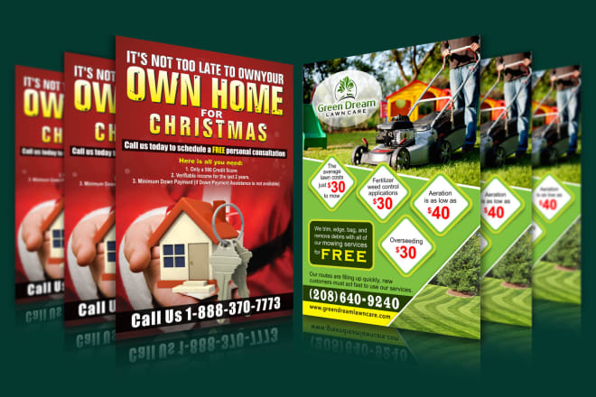 I will design unique flyer, poster or brochure design