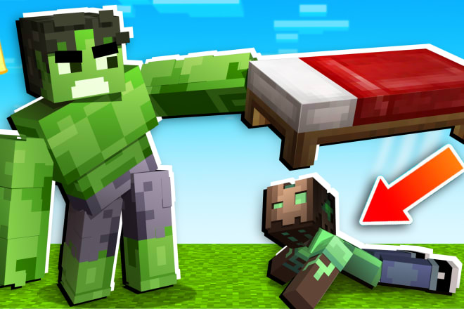 I will design vibrant minecraft thumbnails