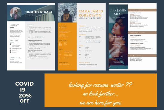 I will design write and rewrite eye catching resume