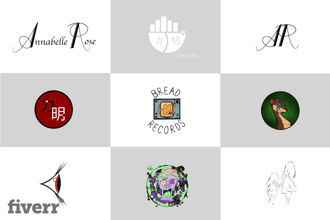 I will design your 2d logo, brand and social media package