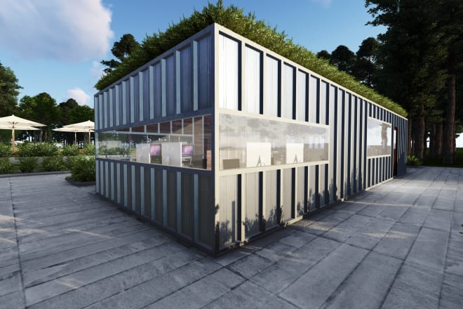 I will design your dream shipping container project from scratch