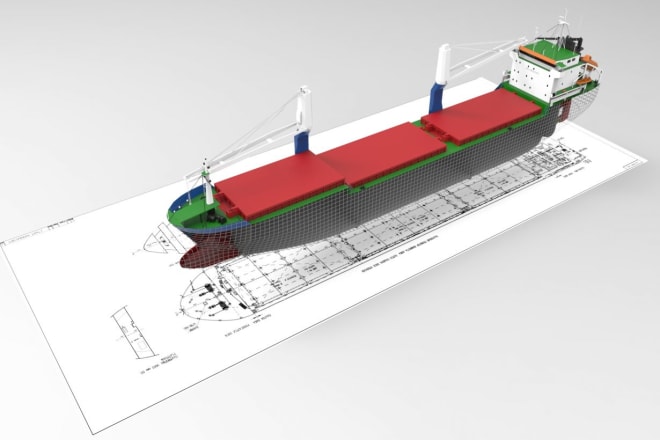 I will design your vessel, boat or barge with all calculations