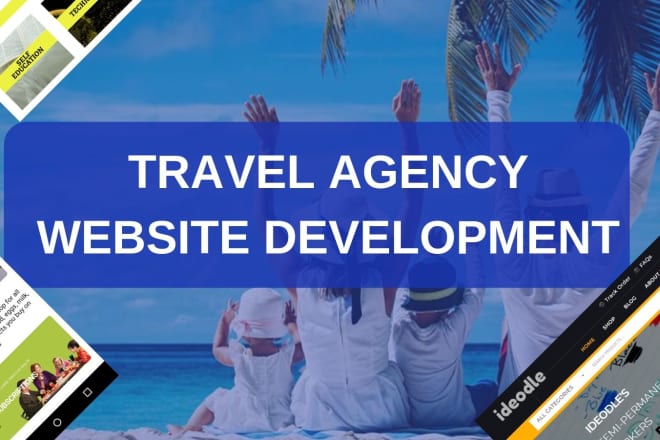 I will develop travel agency website