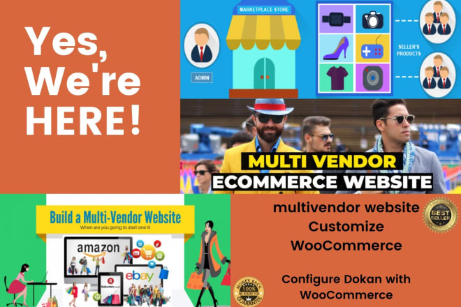 I will develop wordpress ecommerce multi vendor marketplace with dokan