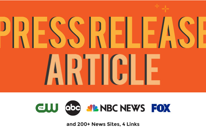 I will distribute your press release to nbc,fox and 200 sites