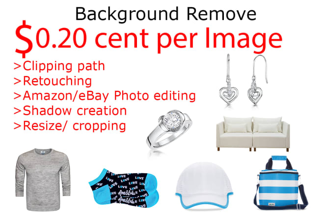 I will do 25 images background remove by clipping path within 12 hr