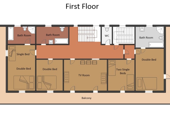 I will do 2d floor plans