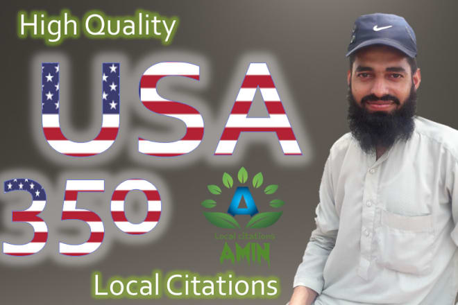 I will do 350 USA local citations listings and directories for local seo