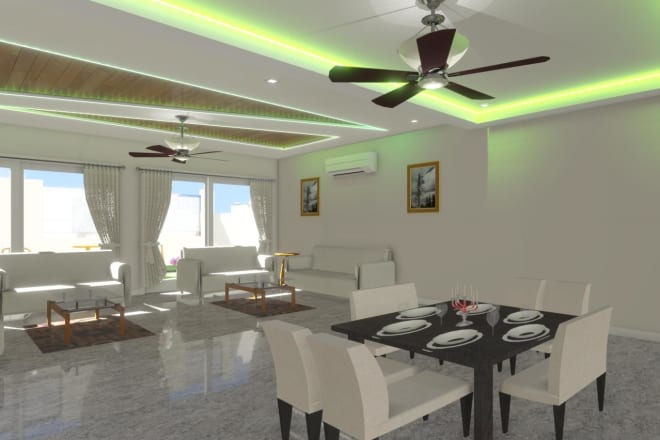 I will do 3d floorplan, 3d interior rendering, 3d exterior rendering