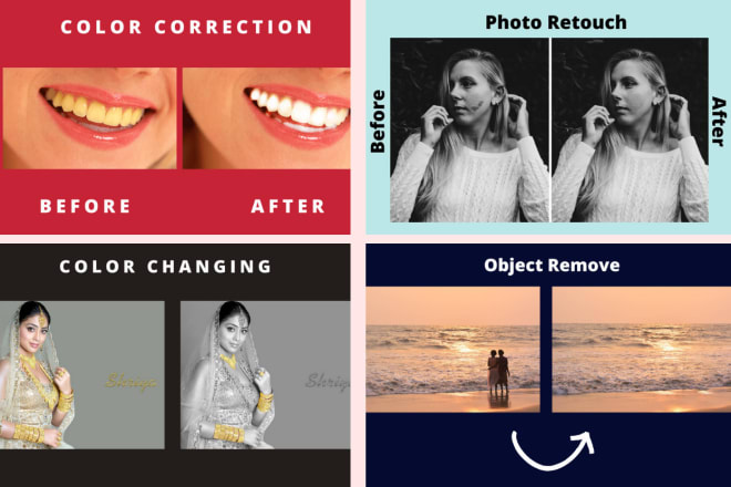 I will do amazing photo editing,color changing,facial retouch