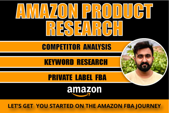 I will do amazon product research for amazon fba