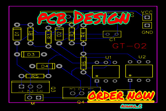 I will do any pcb design or circuit design