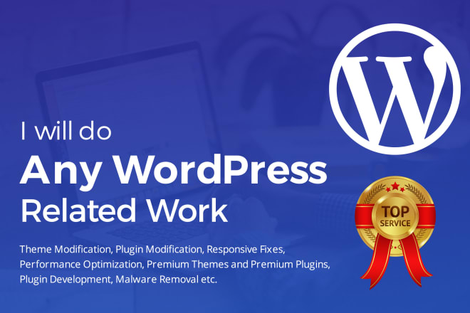 I will do any wordpress related work