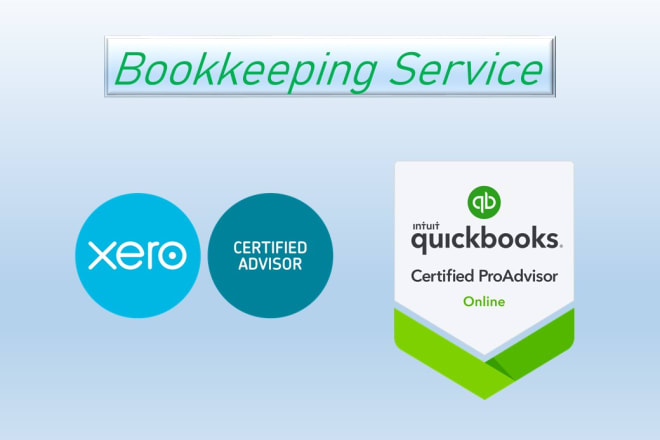 I will do bookkeeping with xero and quickbooks
