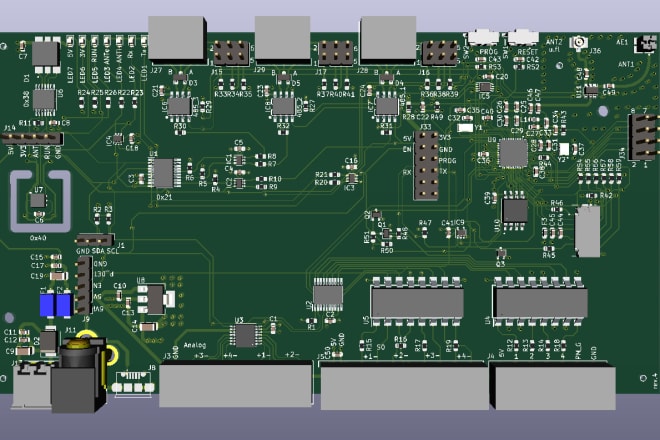 I will do circuit design with multi layered pcb design and firmware expertise